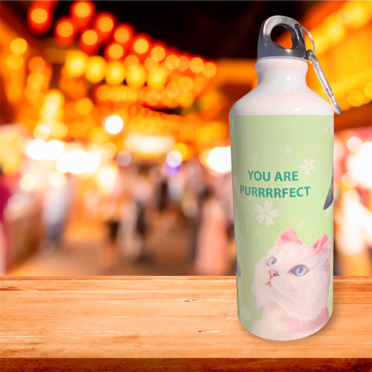 Water bottle for the pawrents You are purrrrfect