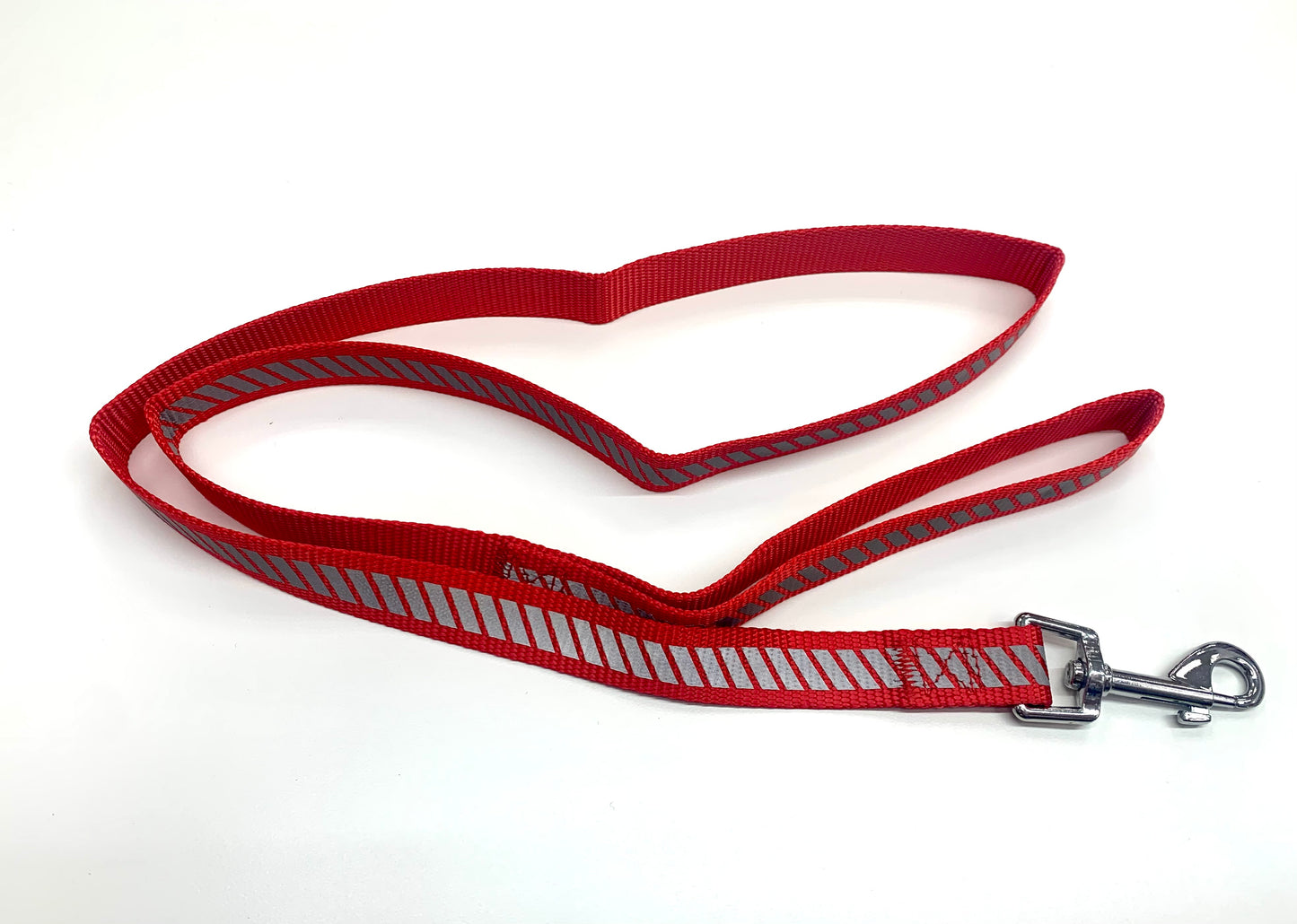 Reflective dog leash. color Red