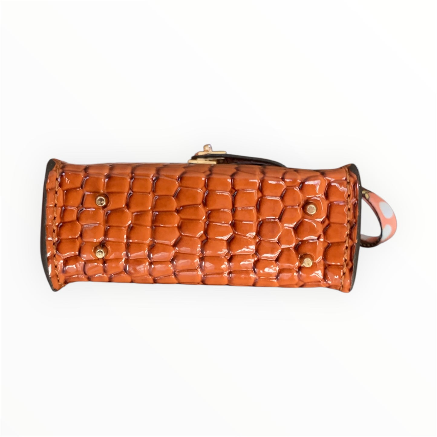 Brown poopy bag holder for outings and walks with your dog. faux birkin barkin