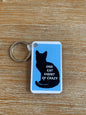 Funny pet theme keychain for the pawrents