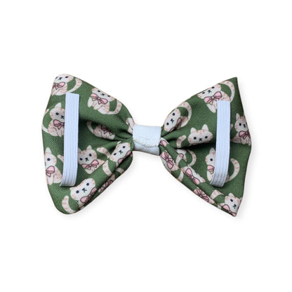 Handcrafted cat bowtie. Exclusive design.