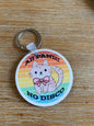 Funny pet theme keychain for the pawrents