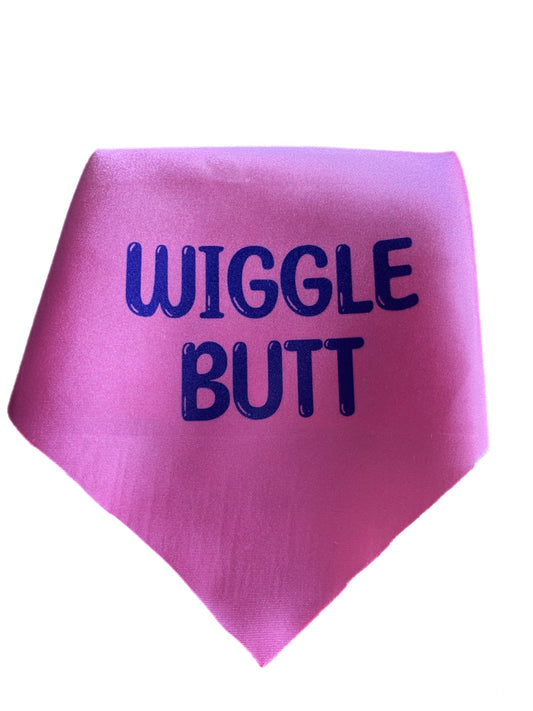 Wiggle butt dog bandana. Introductory price