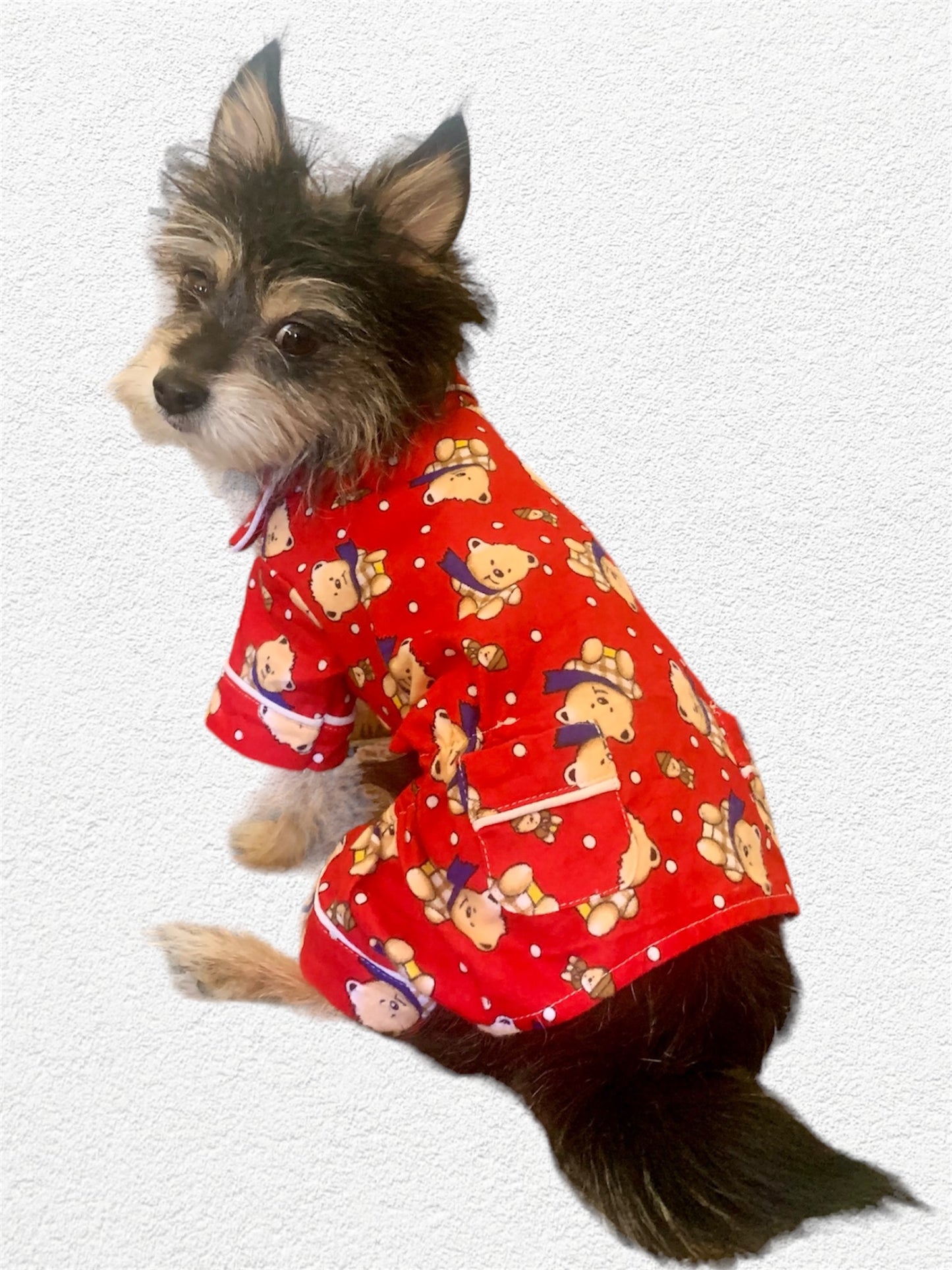 teddy bear pajama for dogs and cats 