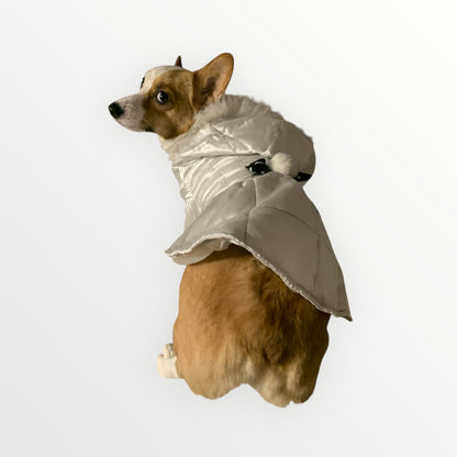 Dog Winter jacket. Dog hoodie jacket