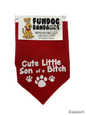 Close out sale. Dog bandana. Cute little son of a bitch