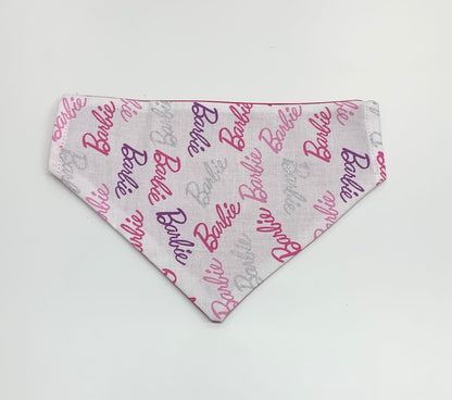 Handmade Barbie dog bandana 100% cotton, made in Las Vegas, NV