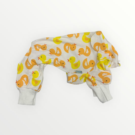 Dog pajamas. Little duckies prints