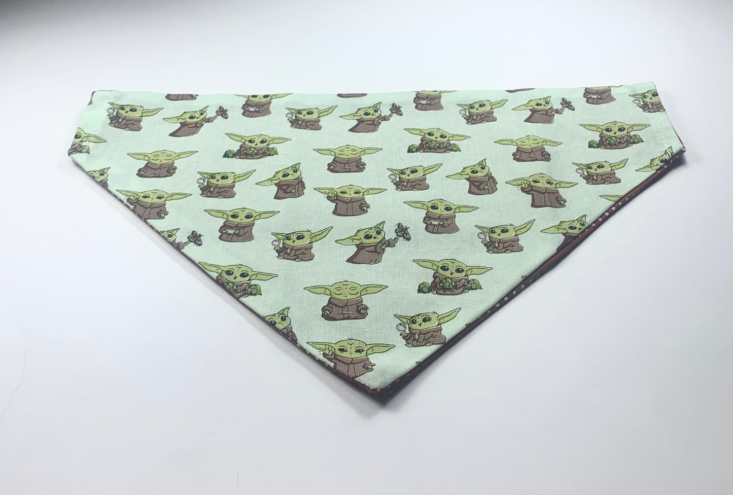 baby yoda pet bandana reversible