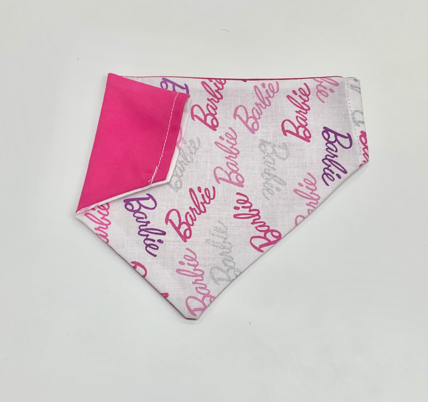 Handmade Barbie dog bandana 100% cotton, made in Las Vegas, NV