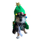 Christmas tree dog hoodie. Dog cape.