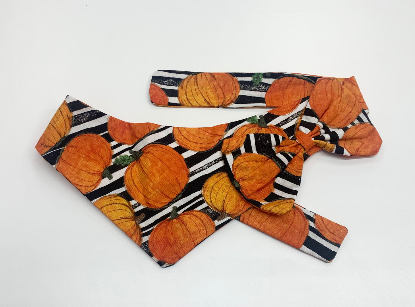 Pumpkin dog bandana - Halloween Dog Bandana with Pumpkins