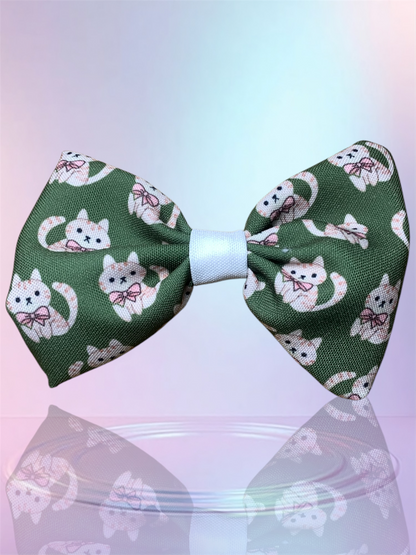 Handcrafted cat bowtie. Exclusive design.