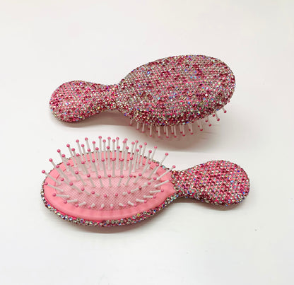 Hair brush small pink