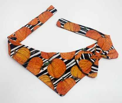 Pumpkin dog bandana - Halloween Dog Bandana with Pumpkins