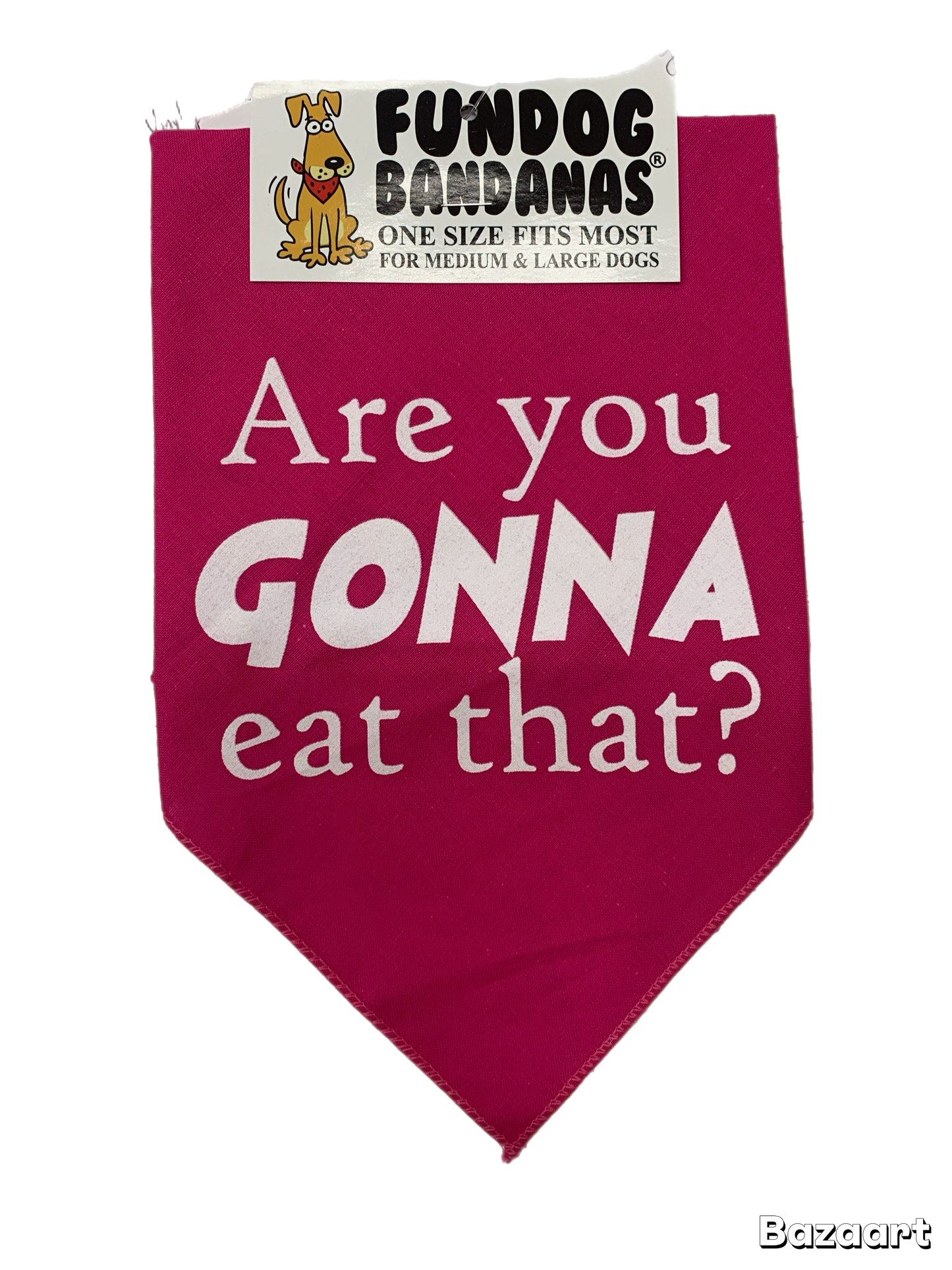 Fundog bandana Are you gonna eat that? funny cats dogs pets