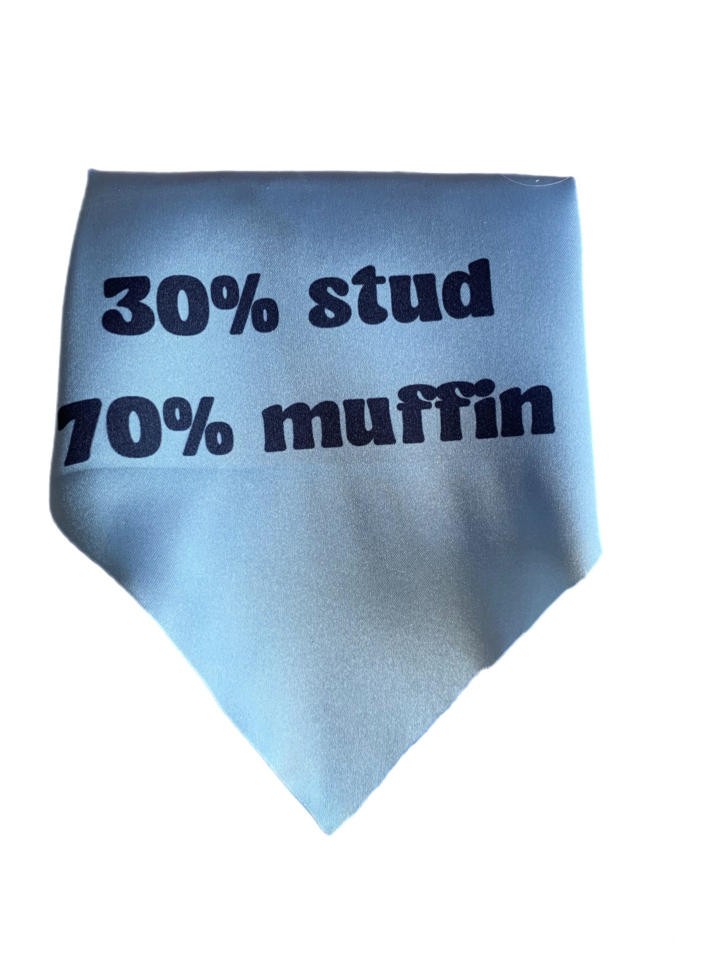 FunBoops Dog bandanas. 30%Stud 70%muffin