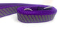 Reflective dog leash in purple