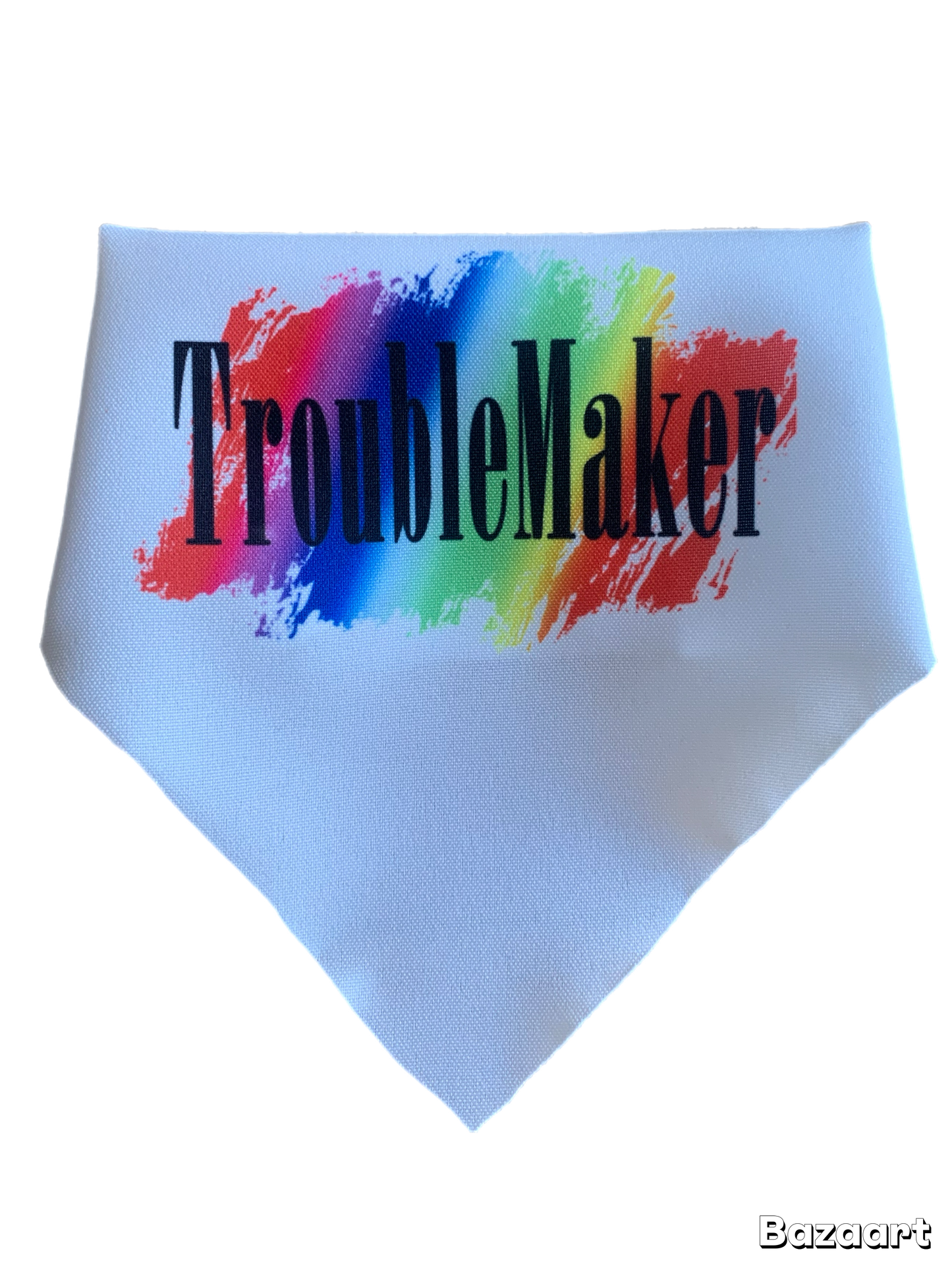 FunBoop dog bandana. Troublemaker. Introductory price