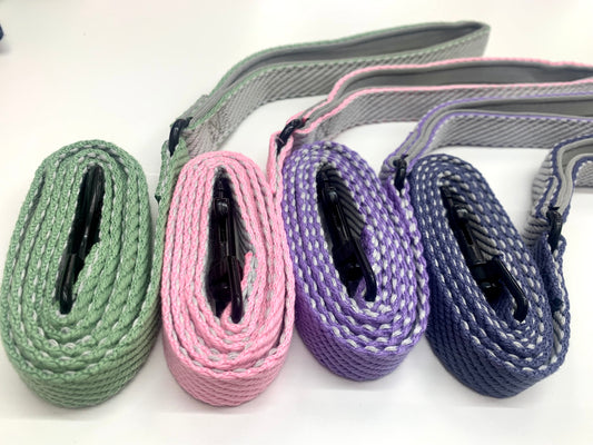 Soft cotton pastel Dog Leash, up to 45" long