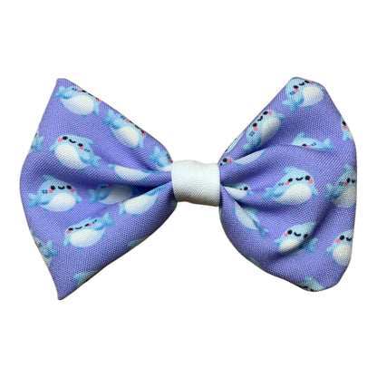 Handcrafted dog bowtie. Shark. Exclusive design.