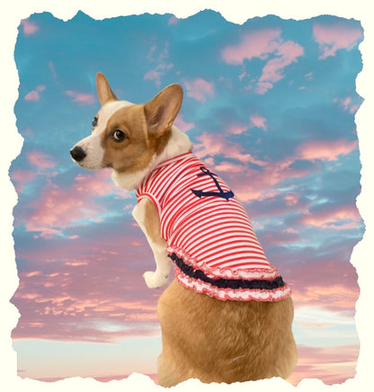 nautical shirt for dogs and cats