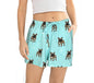 pajama short with frenchie dog design