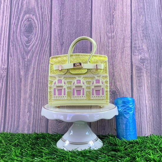 video of poopy bag holder