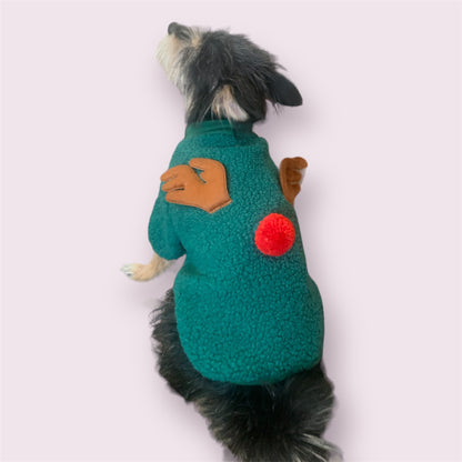 green reindeer shirt for dogs and cats