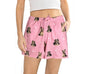 pajama shorts with yorkie dog design